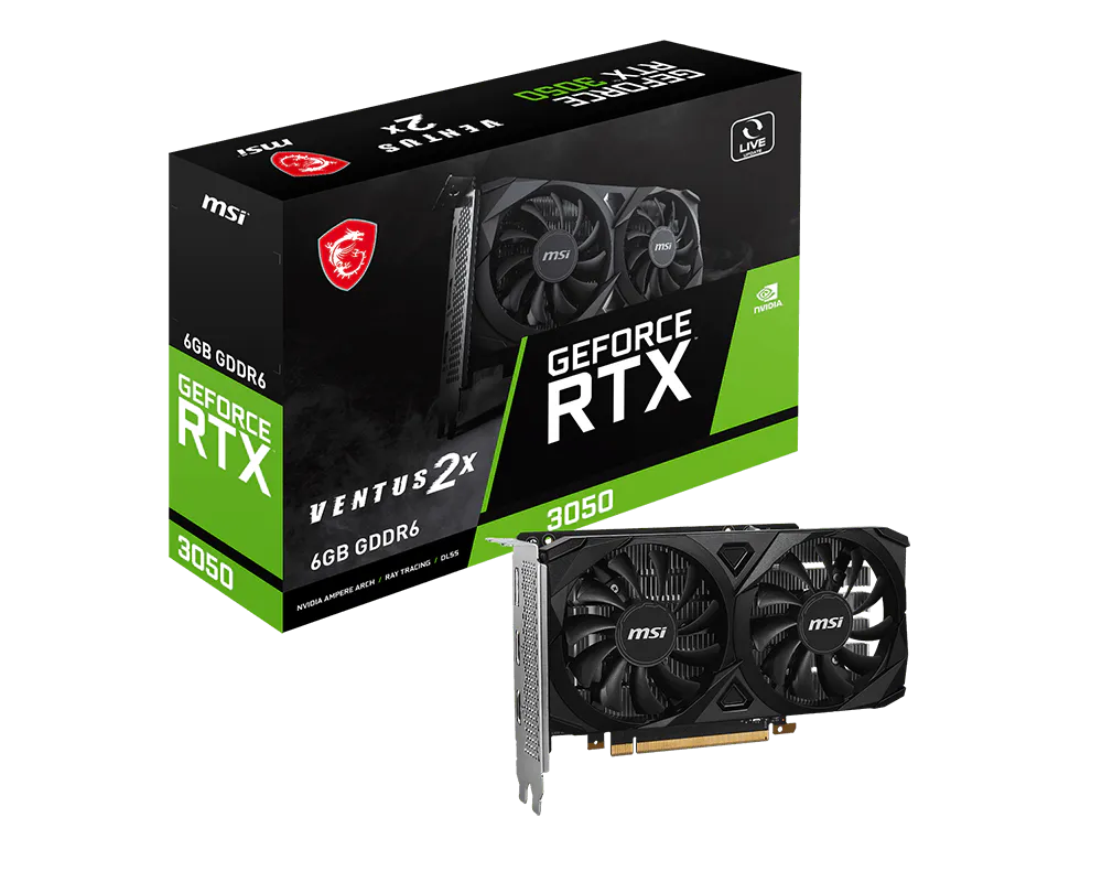 MSI GeForce RTX 3050 VENTUS 2X 6G